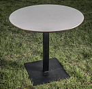 Round cafe table