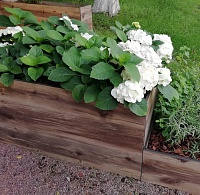Modular raised flower bed